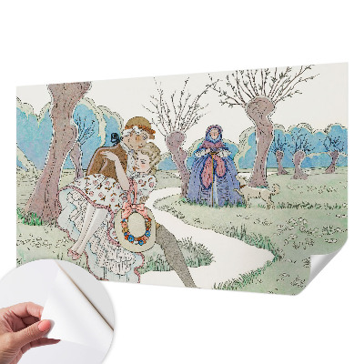 Mønstret tapet Mønstret tapet