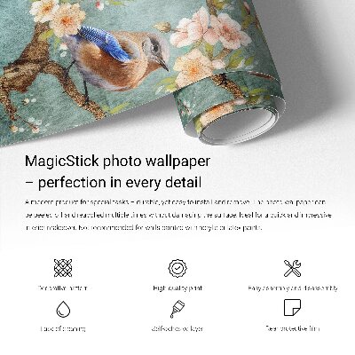Tapet til soveværelset i et roligt design egnet til soveværelset
