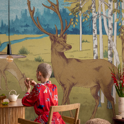 Børnetapet med børnevenligt motiv