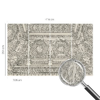 Tapet med mønster Tapet med mønster