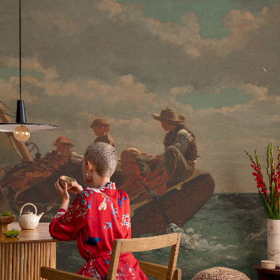 Tapet med mønster i forskellige designs og farver til vægge