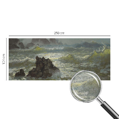Billedtapet med motiv af fotorealistisk landskab