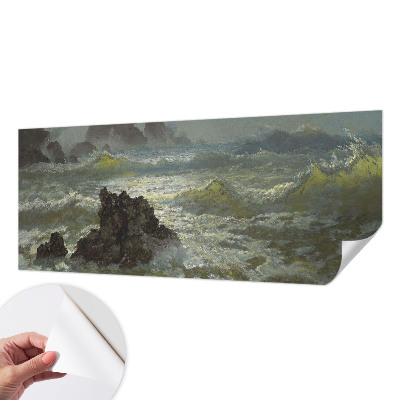 Billedtapet med motiv af fotorealistisk landskab