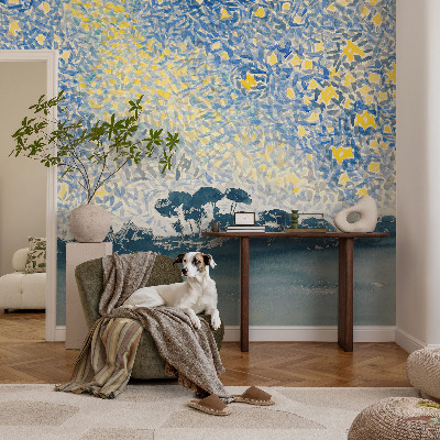 Børnetapet med børnevenligt motiv til værelser og legerum