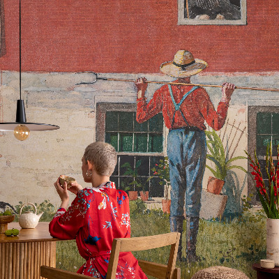 Tapet med mønster Tapet med mønster