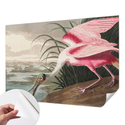 Vintage tapet med klassisk vintagemotiv