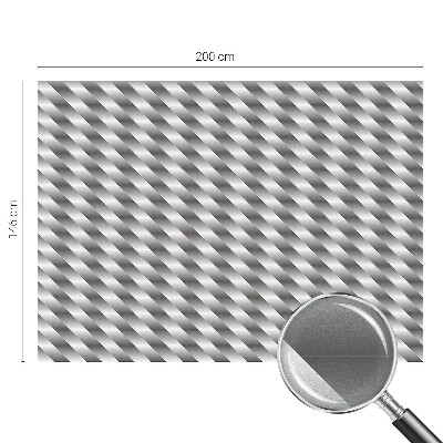 Vinduesfolie mod indkig med glasmaleri Geometriske striber