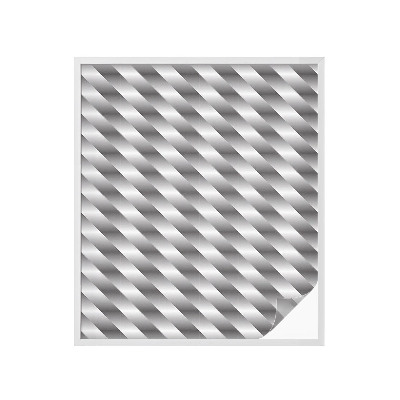 Vinduesfolie mod indkig med glasmaleri Geometriske striber