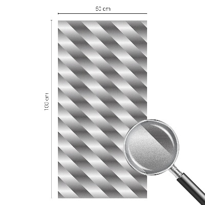 Vinduesfolie mod indkig med glasmaleri Geometriske striber