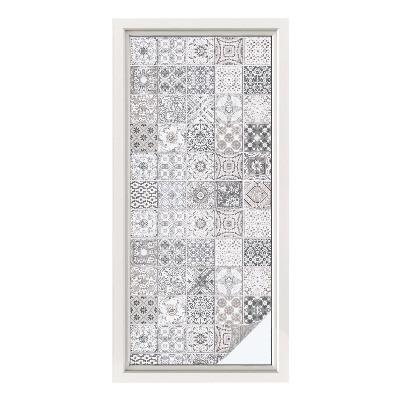 Selvklæbende vinduesfolie Flisebelagte mønstre