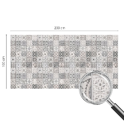 Selvklæbende vinduesfolie Flisebelagte mønstre