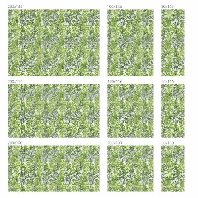 Vinduesfolie med mønster til afskærmning Plantemønstre