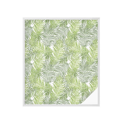 Vinduesfolie med mønster til afskærmning Plantemønstre