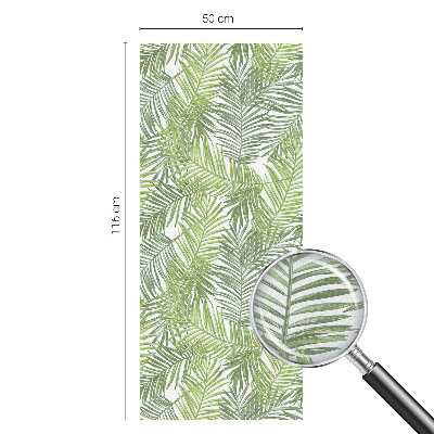 Vinduesfolie med mønster til afskærmning Plantemønstre