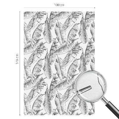 Vinduesfolie med mønster til afskærmning Tropiske blade