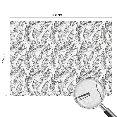 Vinduesfolie med mønster til afskærmning Tropiske blade