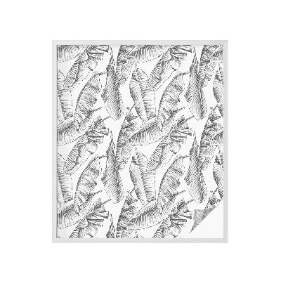 Vinduesfolie med mønster til afskærmning Tropiske blade