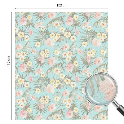 Selvklæbende vinduesfolie Tropisk mønster