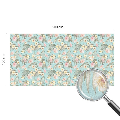 Selvklæbende vinduesfolie Tropisk mønster