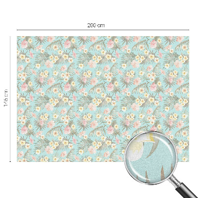 Selvklæbende vinduesfolie Tropisk mønster