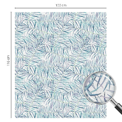 Dekorationsfolie til vindue mod indkig Botanisk mønster