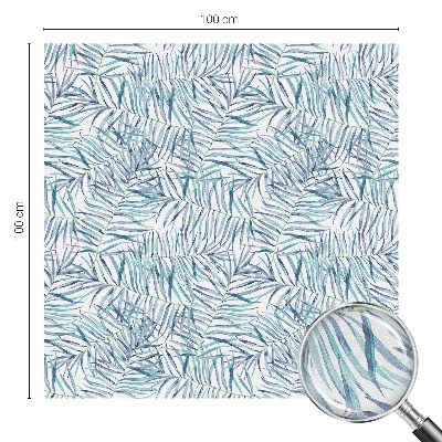 Dekorationsfolie til vindue mod indkig Botanisk mønster