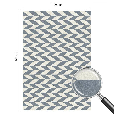 Vinduesfolie mod indkig med glasmaleri Geometrisk illusion