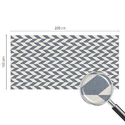 Vinduesfolie mod indkig med glasmaleri Geometrisk illusion