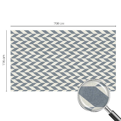 Vinduesfolie mod indkig med glasmaleri Geometrisk illusion