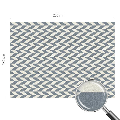 Vinduesfolie mod indkig med glasmaleri Geometrisk illusion