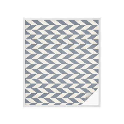 Vinduesfolie mod indkig med glasmaleri Geometrisk illusion