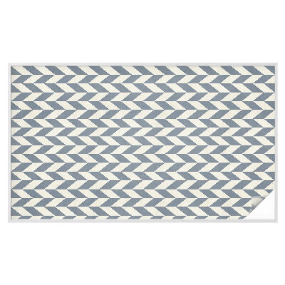 Vinduesfolie mod indkig med glasmaleri Geometrisk illusion