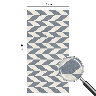 Vinduesfolie mod indkig med glasmaleri Geometrisk illusion