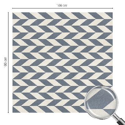 Vinduesfolie mod indkig med glasmaleri Geometrisk illusion