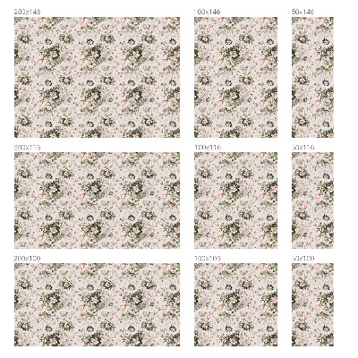 Dekorationsfolie til vindue mod indkig Blomsterskønhed