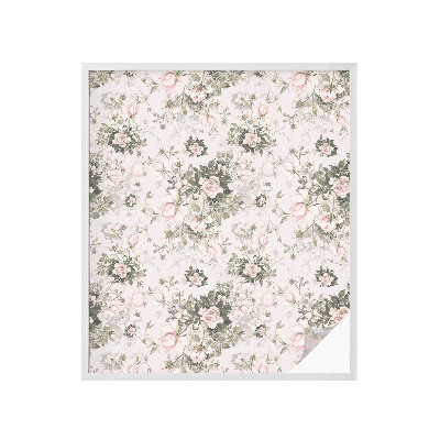 Dekorationsfolie til vindue mod indkig Blomsterskønhed