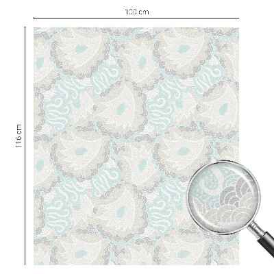 Vinduesfolie mod indkig med glasmaleri Delikate fjer