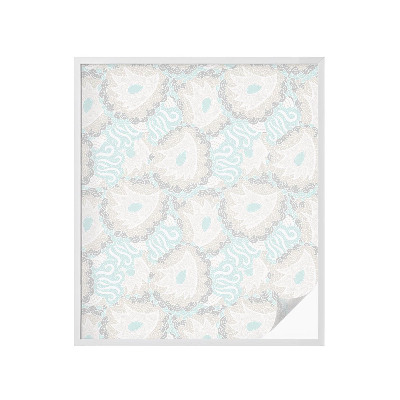 Vinduesfolie mod indkig med glasmaleri Delikate fjer