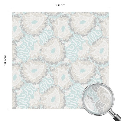 Vinduesfolie mod indkig med glasmaleri Delikate fjer