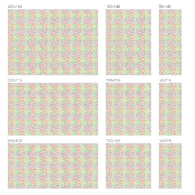 Dekorationsfolie til vindue mod indkig Farverige mandalaer