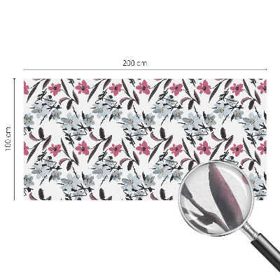 Selvklæbende vinduesfolie Blomstermønster