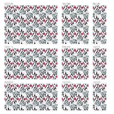 Selvklæbende vinduesfolie Blomstermønster