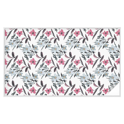 Selvklæbende vinduesfolie Blomstermønster