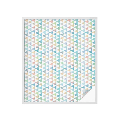 Dekorationsfolie til vindue mod indkig Geometriske trekanter