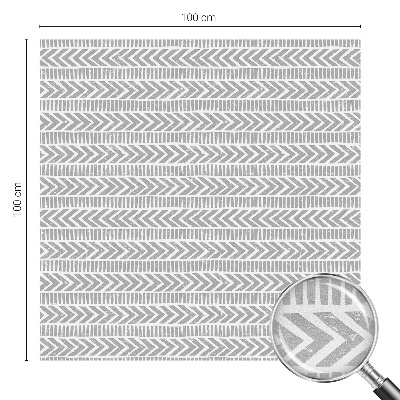 Vinduesfolie med mønster til afskærmning Geometriske striber