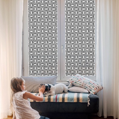 Selvklæbende vinduesfolie Energisk mønster