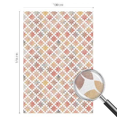 Dekorationsfolie til vindue mod indkig Blomsterskønhed