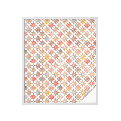 Dekorationsfolie til vindue mod indkig Blomsterskønhed