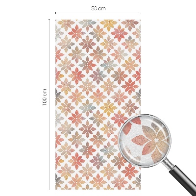 Dekorationsfolie til vindue mod indkig Blomsterskønhed