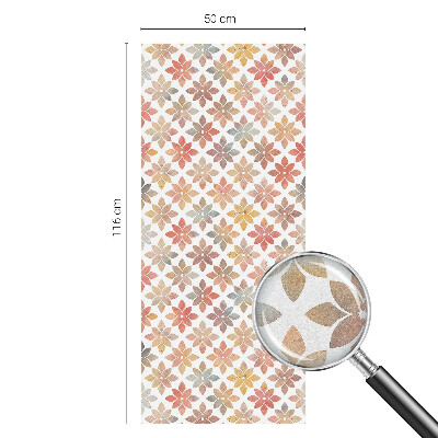 Dekorationsfolie til vindue mod indkig Blomsterskønhed